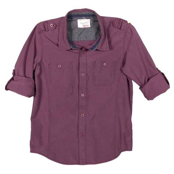 Sovering Code Shirt Size 7 Button Down Long Tab Sleeve - Picture 1 of 8